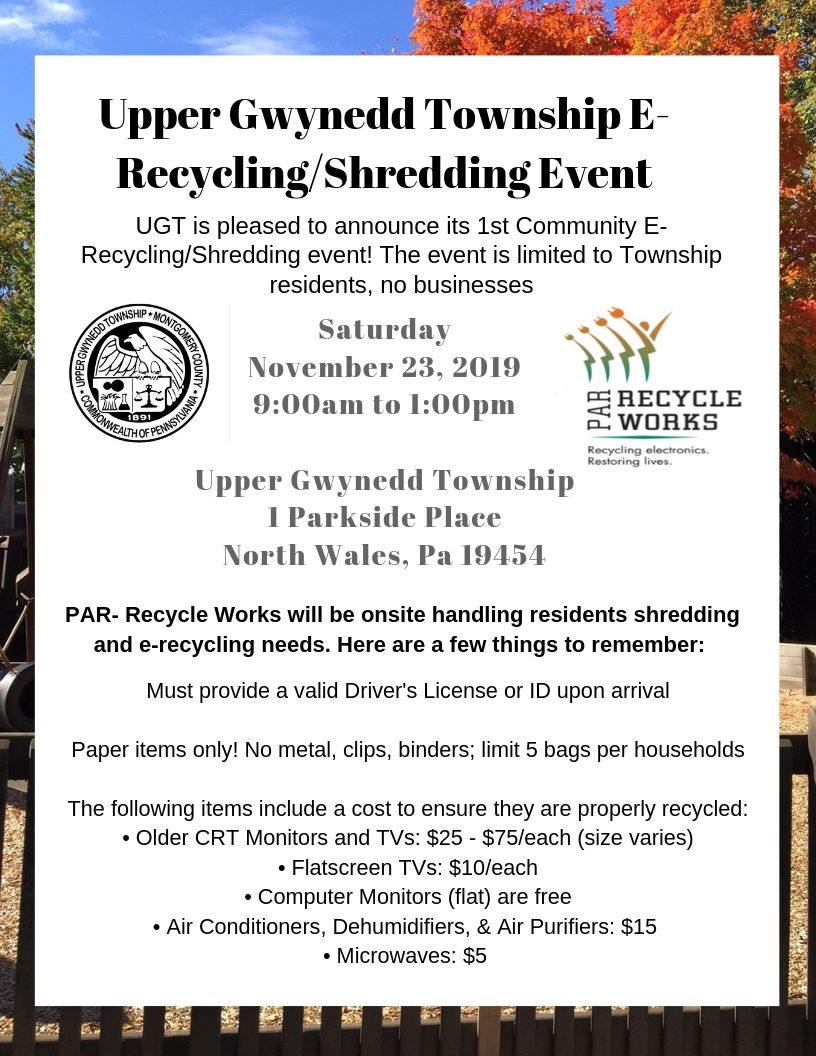 E-recycling flyer