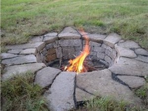 in-ground fire pit