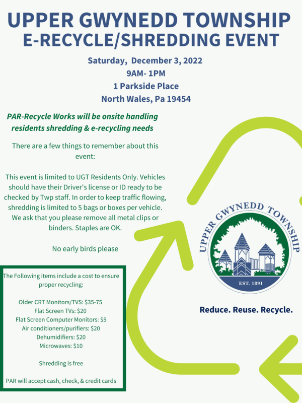 E-recycle/shred event