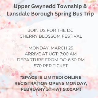 Spring Bus Trip